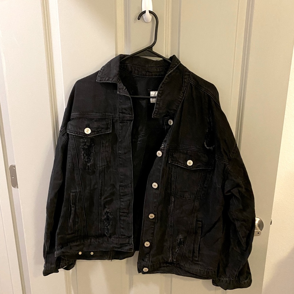 Black Jean Jacket